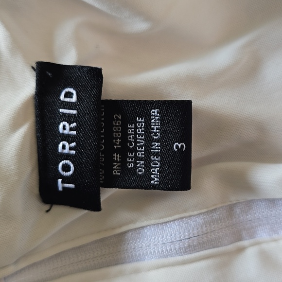 Torrid dress top‎ with blue flowers sz 3X - Picture 8 of 13